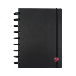 Caderno All Black Médio Disco G