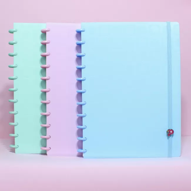 Caderno Breeze Pastel Grande