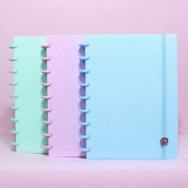 Caderno Breeze Pastel Médio