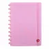 Caderno Breeze Pastel Rosa Grande