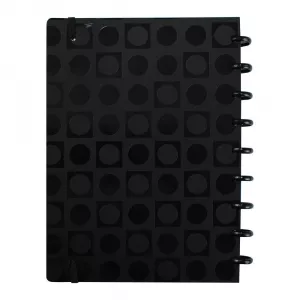 Caderno Bubble Black Médio