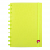 Caderno Bubble Neon Amarelo Grande