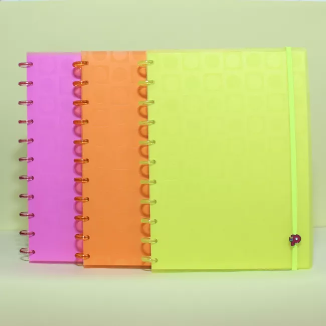 Caderno Bubble Neon Grande 