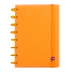 Caderno Bubble Neon Laranja A5