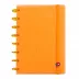 Caderno Bubble Neon Laranja A5