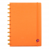 Caderno Bubble Neon Laranja Grande