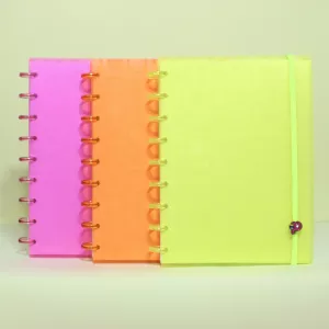 Caderno Bubble Neon Médio