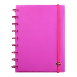 Caderno Bubble Neon Médio