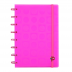 Caderno Bubble Neon Rosa A5