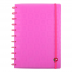 Caderno Bubble Neon Rosa Grande