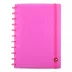 Caderno Bubble Neon Rosa Grande