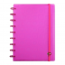 Caderno Bubble Rosa Neon Médio