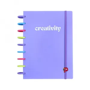 Caderno Colorful Médio Disco G