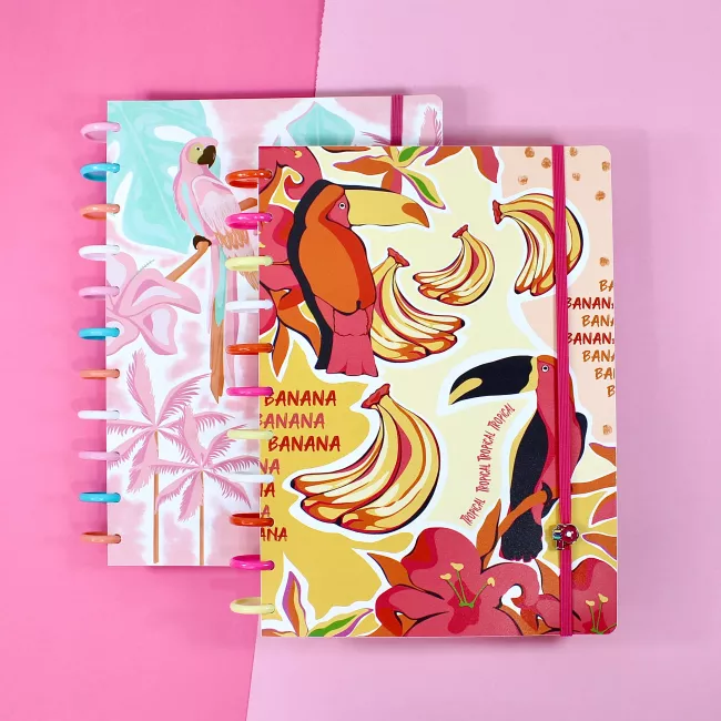 Caderno Tropical Grande Disco G