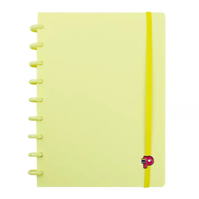 Caderno Yummy Colors Amarelo Baunilha Grande